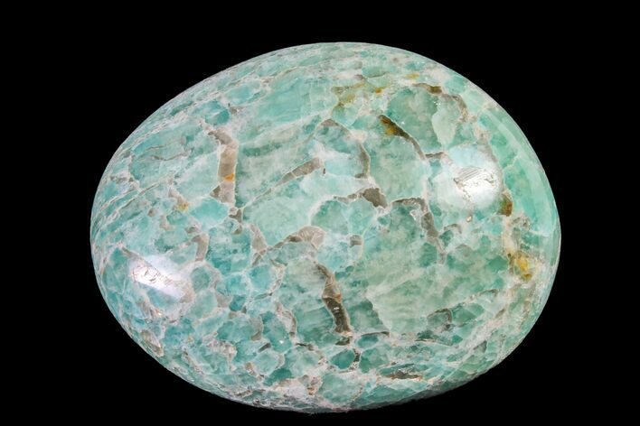 Polished Graphic Amazonite Pebble #158398